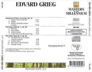 Edvard Grieg : Peer Gynt Suite 1 & 2 (CD, Comp)