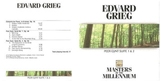 Edvard Grieg : Peer Gynt Suite 1 & 2 (CD, Comp)