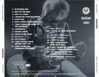 Ramones : Ramones (CD, Album, RE, RM, RP, Cin)