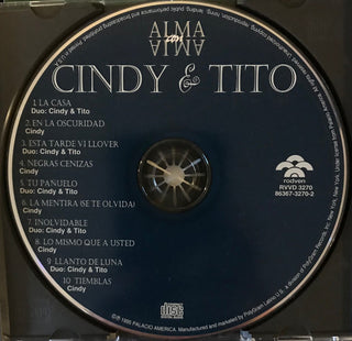 Cindy Rodriguez & Tito Rodriguez : Alma Con Alma (CD, Album)