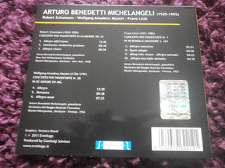 Arturo Benedetti Michelangeli : Schumann - Mozart - Liszt (CD, Comp)