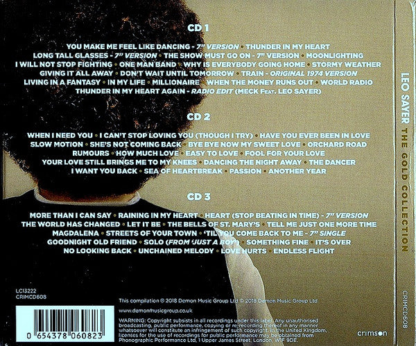 Leo Sayer : The Gold Collection (3xCD, Comp, RM)