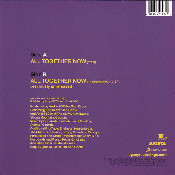 Andre 3000 : All Together Now (7", RSD, Single)