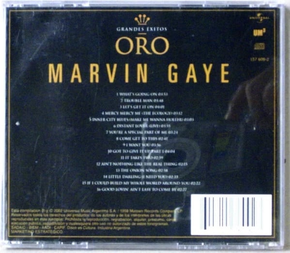 Marvin Gaye : Oro - Grandes Éxitos (CD, Comp)