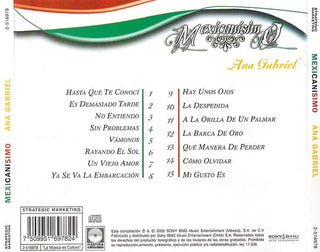 Ana Gabriel : Mexicanísimo (CD, Comp)