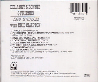 Delaney & Bonnie & Friends : On Tour With Eric Clapton (CD, Album, RE)
