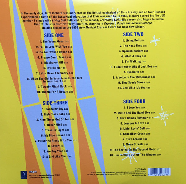 Cliff Richard : England's Own Elvis (2xLP, Comp, 180)