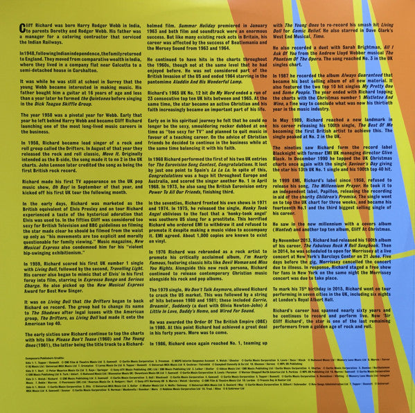 Cliff Richard : England's Own Elvis (2xLP, Comp, 180)