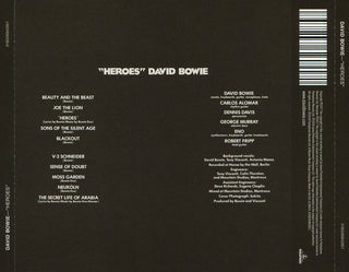 David Bowie : "Heroes" (CD, Album, RE, RM)