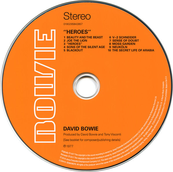 David Bowie : "Heroes" (CD, Album, RE, RM)