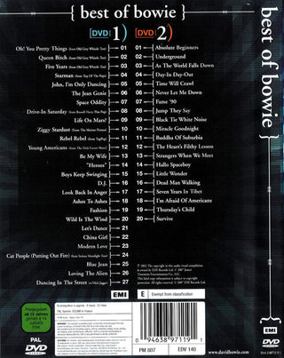 David Bowie : Best Of Bowie (2xDVD-V, Comp, RE, PAL)