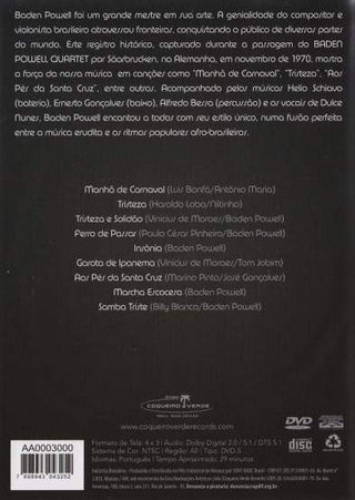 Baden Powell Quartet : Tristeza - Live 1970 (Box, Album + CD, Album + DVD, Album)