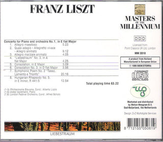 Franz Liszt : Liebestraum (CD, Comp)