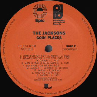 The Jacksons : Goin' Places (LP, Album, RE, Gat)