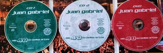 Juan Gabriel : Mis 40 En Bellas Artes (2xCD, Comp + DVD-V)