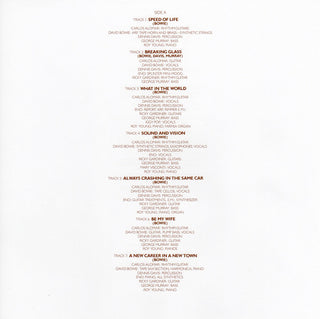 David Bowie : Low (LP, Album, RE, RM, Pro)