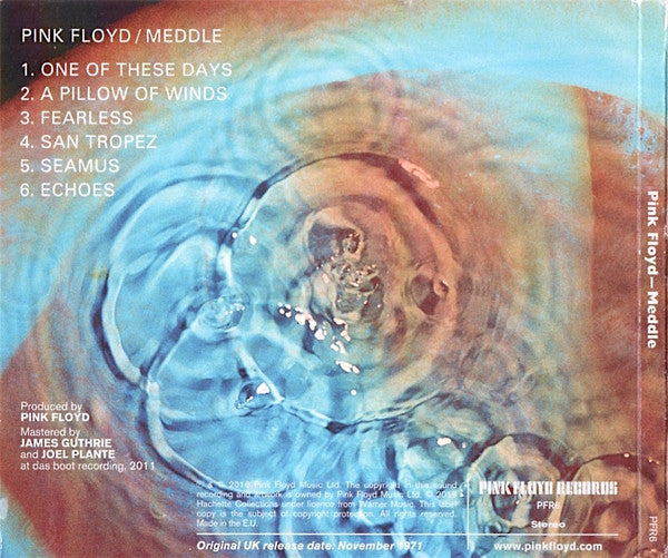Pink Floyd : Meddle (CD, Album, RE, RM)