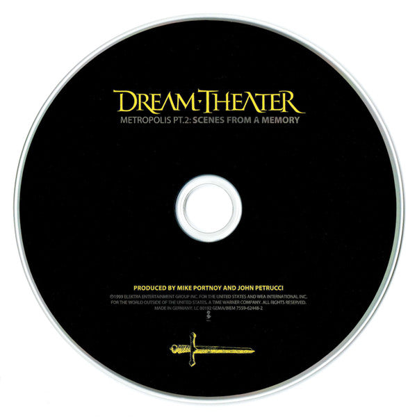 Dream Theater : Metropolis Pt. 2: Scenes From A Memory (CD, Album, RE)