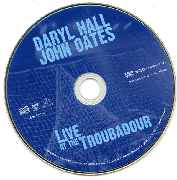 Daryl Hall & John Oates : Live At The Troubadour (DVD-V, NTSC)