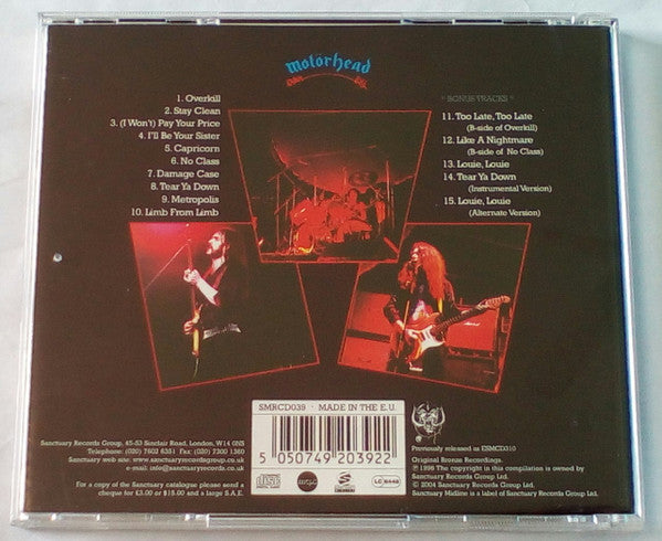 Motörhead : Overkill (CD, Album, RE, RP)
