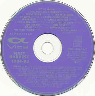 Alphaville : First Harvest 1984-92 (CD, Comp, RE)