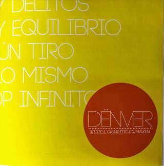 Dënver : Música, Gramática, Gimnasia (CD, Album, RE)