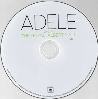 Adele (3) : Live At The Royal Albert Hall (CD, Album + DVD, NTSC)