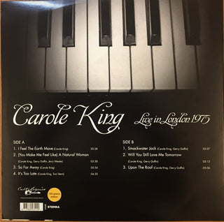 Carole King : Best Of Live In London 1975 (LP, Unofficial)