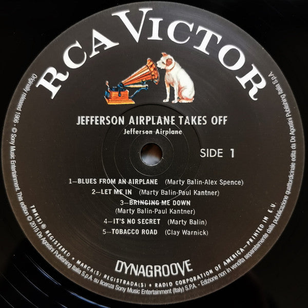 Jefferson Airplane : Takes Off (LP, Album, RE, 180)