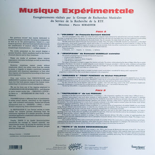 Groupe De Recherches Musicales De La R.T.F.* : Musique Expérimentale (LP, RE)