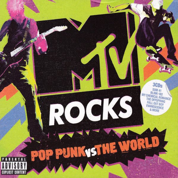 Various : MTV Rocks - Pop Punk Vs The World (3xCD, Comp)