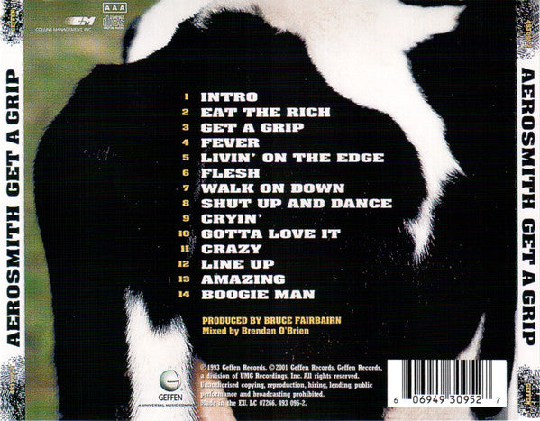 Aerosmith : Get A Grip (CD, Album, RE)