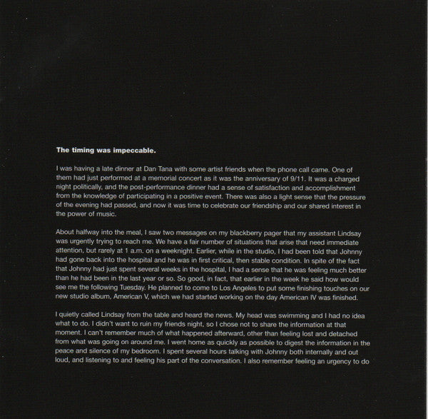 Johnny Cash : American V: A Hundred Highways (CD, Album, RP)