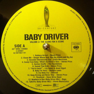 Various : Baby Driver Volume 2: The Score For A Score (LP, Comp)