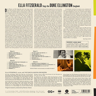 Ella Fitzgerald : Ella Fitzgerald Sings The Duke Ellington Songbook (2xLP, Comp, Ltd, RE, RM, 180)