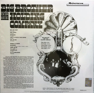 Big Brother & The Holding Company : Big Brother & The Holding Company (LP, Album, RE, 180)