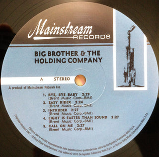 Big Brother & The Holding Company : Big Brother & The Holding Company (LP, Album, RE, 180)