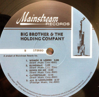 Big Brother & The Holding Company : Big Brother & The Holding Company (LP, Album, RE, 180)