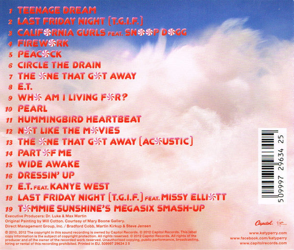 Katy Perry : Teenage Dream - The Complete Confection (CD, Album, RE, Opt)