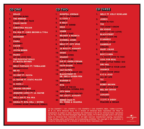 Various : R&B + Chill (3xCD, Comp)