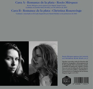Rocío Márquez / Christina Rosenvinge : Romance De La Plata (7", RSD, Single, Sil)