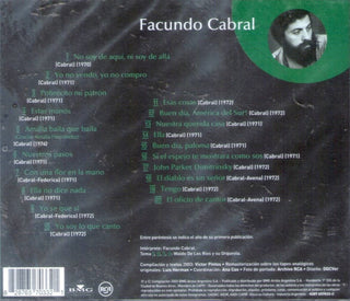 Facundo Cabral : Inolvidables - 20 Grandes Exitos (CD, Comp, RM)