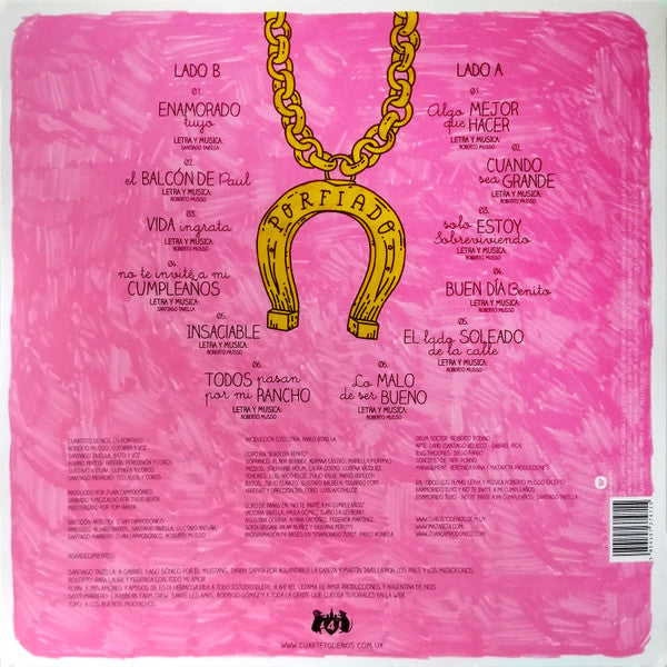 El Cuarteto De Nos : Porfiado (LP, Album)