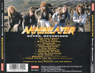 Annihilator (2) : Never, Neverland (CD, Album, RE, RM, RP, Arv)