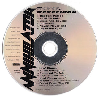 Annihilator (2) : Never, Neverland (CD, Album, RE, RM, RP, Arv)
