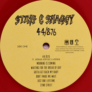 Sting & Shaggy : 44/876 (LP, Album, Ltd, Red)