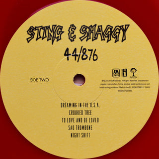 Sting & Shaggy : 44/876 (LP, Album, Ltd, Red)