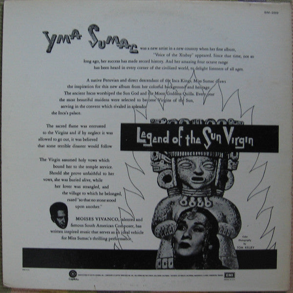 Yma Sumac : Legend Of The Sun Virgin (LP, Album, RE,  Wi)