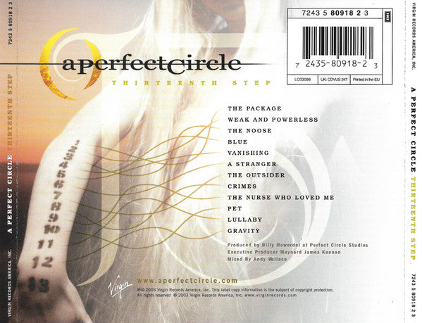 A Perfect Circle : Thirteenth Step (CD, Album, RP)