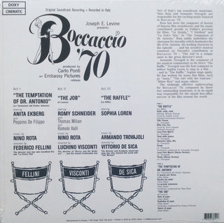 Nino Rota & Armando Trovaioli : Boccaccio '70 (LP, Album, RE, 140)